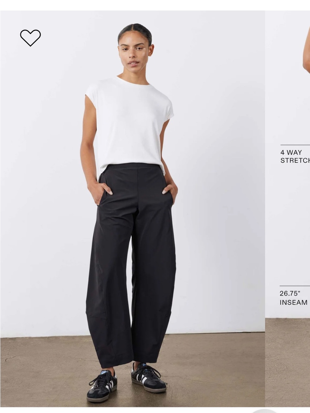Ruti On The Loose work pant in Black